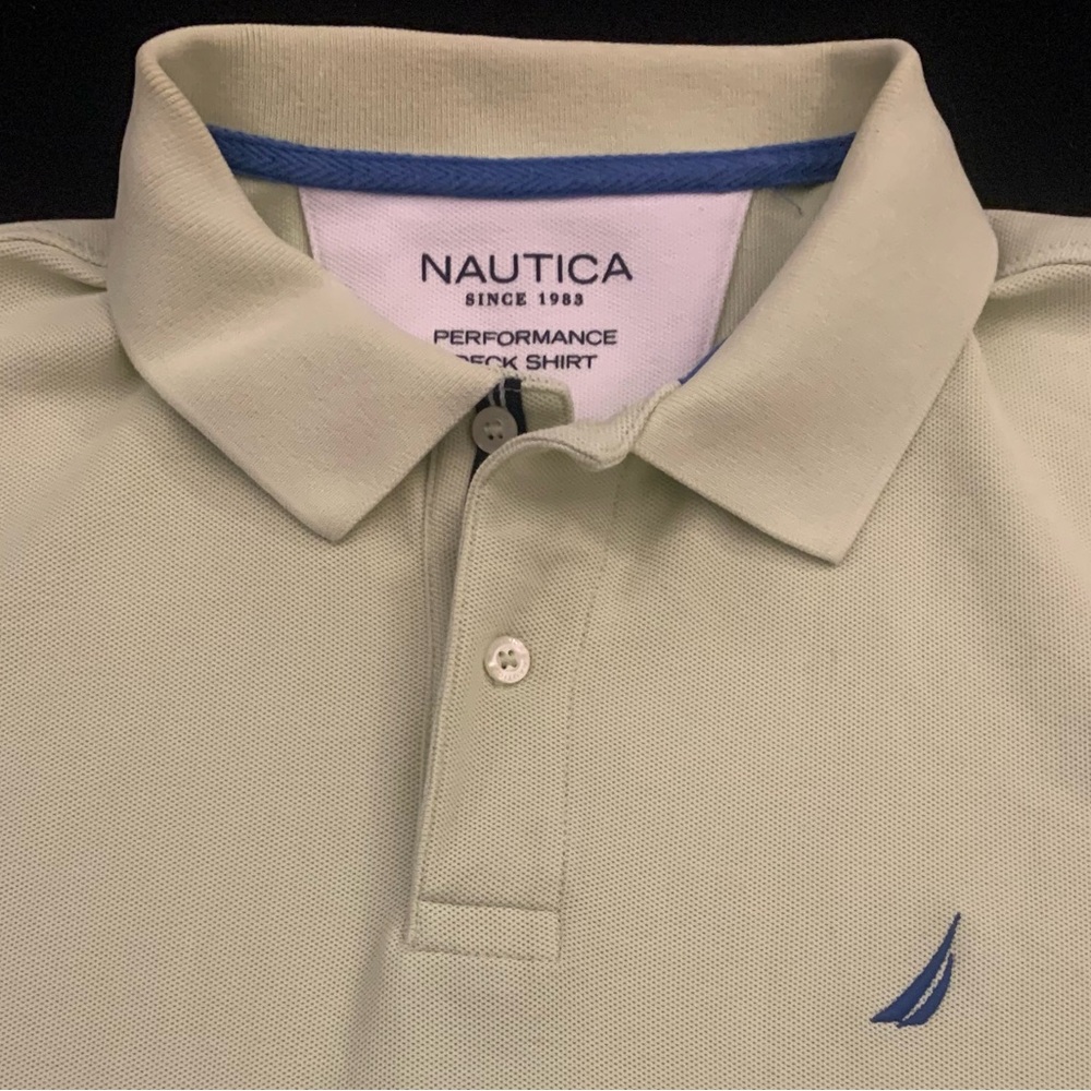 NAUTICA SS Classic Fit Performance Deck Shirt